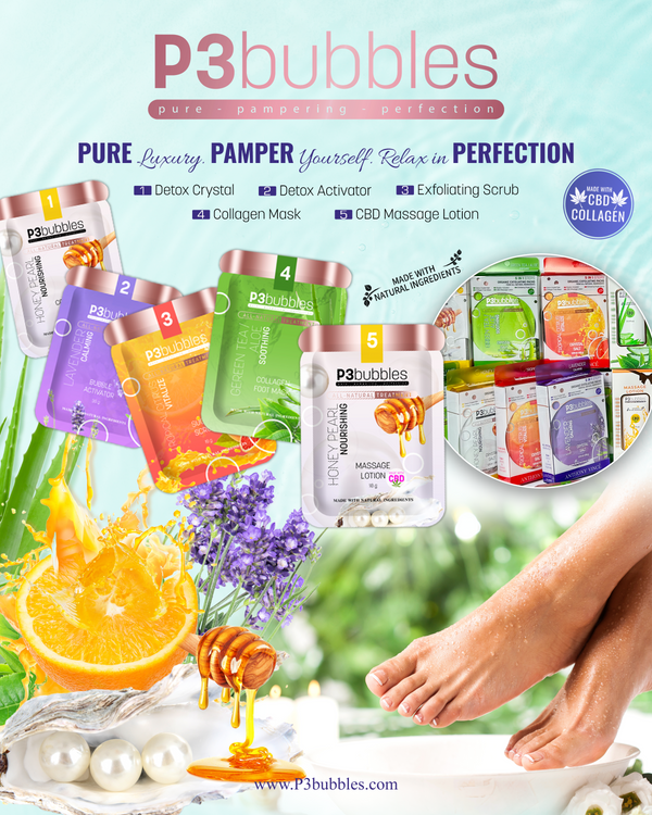 P3BUBBLES PEDICURE SPA 5-IN-1 | WHOLESALE | New Editon