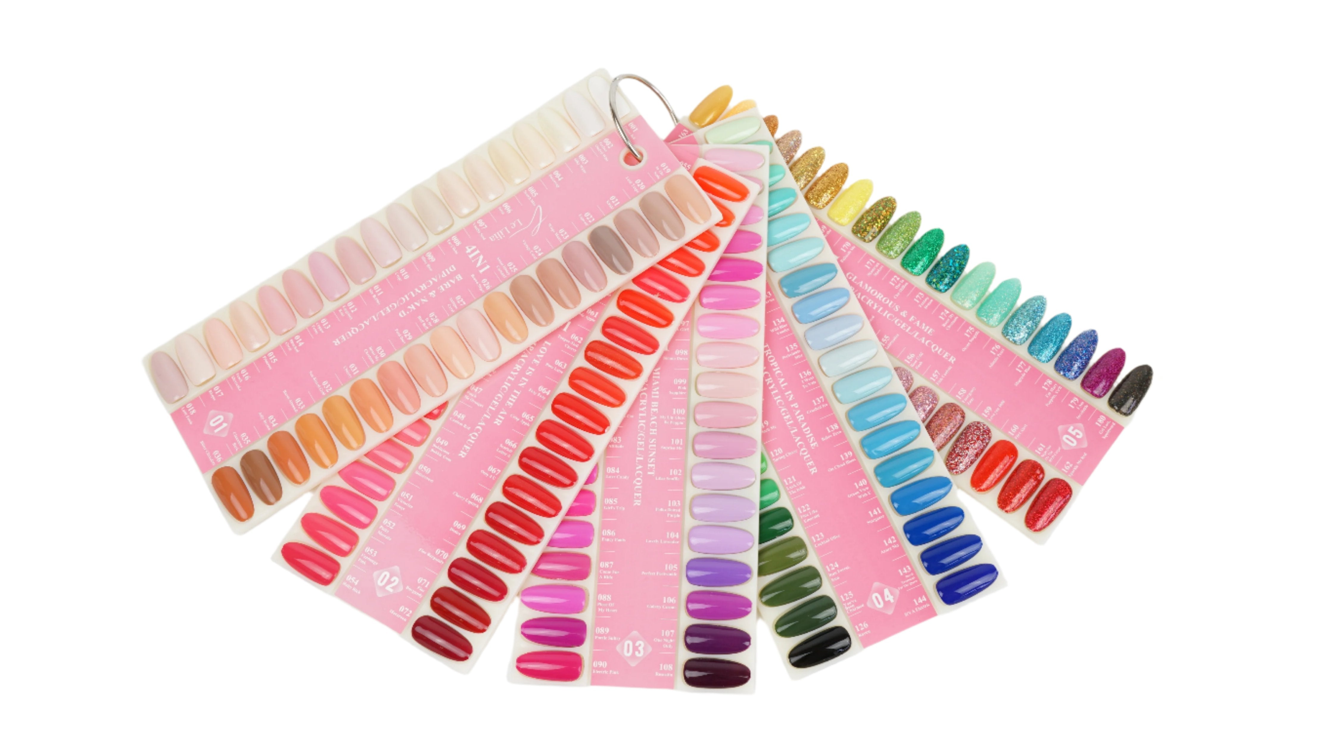 Premade Sample Plate 4-in-1 (180 colors) – LeLilia Shop